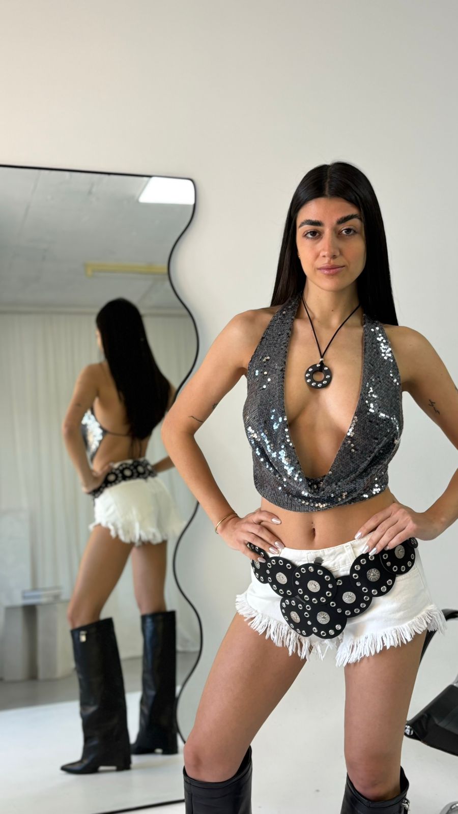 T29 - TOP LENTEJUELAS - SHINY