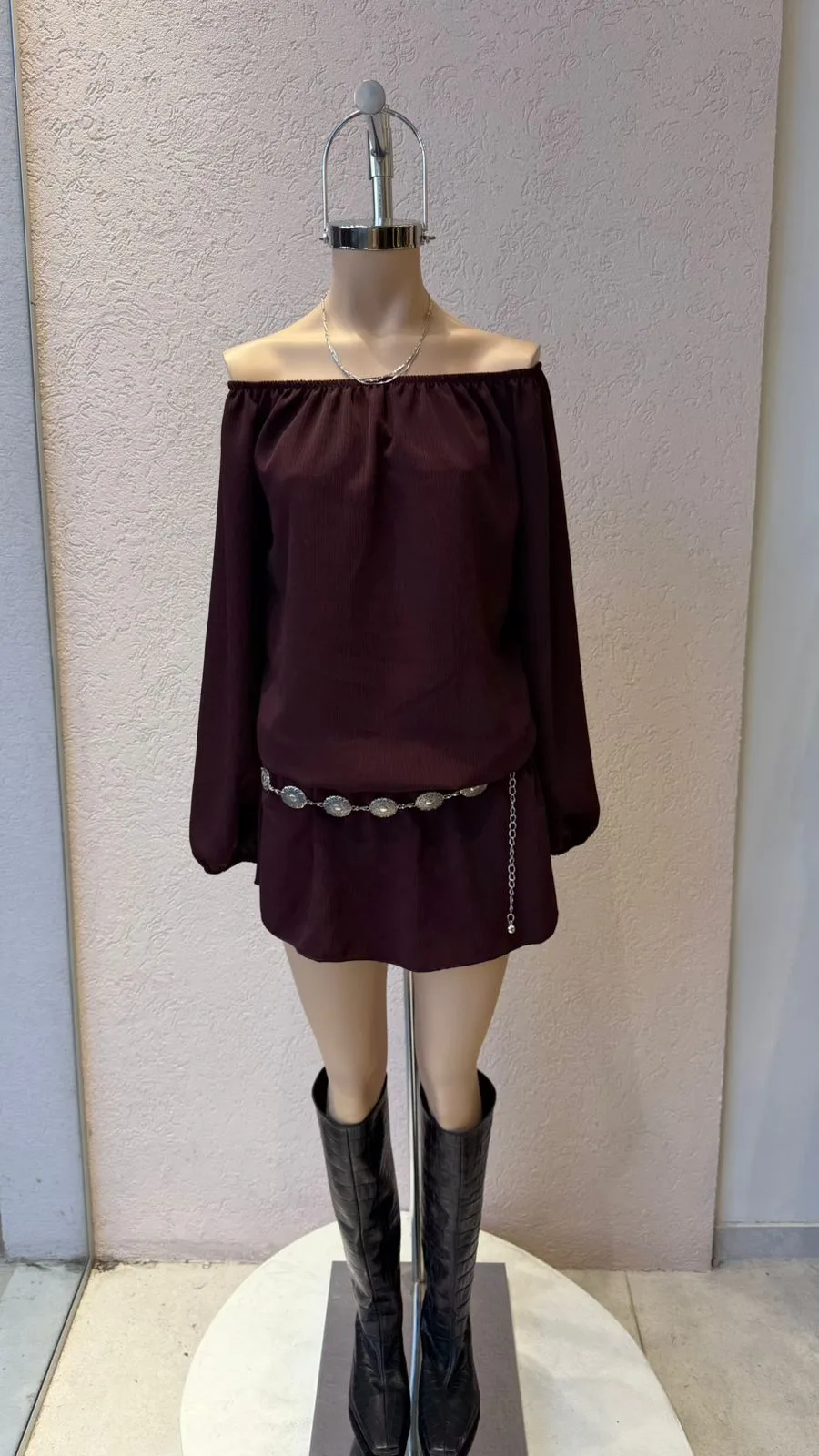 26/V10 – VESTIDO M/L PAISANA ELASTICO EN CINTURA – SEDITA PROENZA