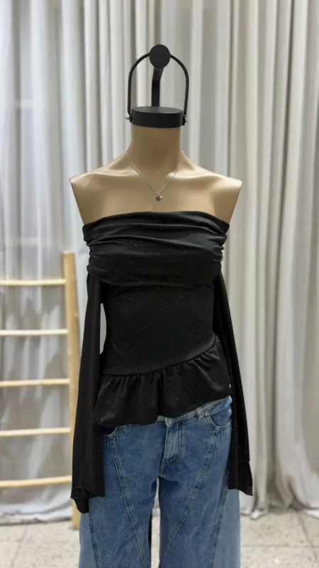 26/T66 - PAISANA M/L OXFORD ESCOTE DOBLADO - MIROFIBRA SPARKLE