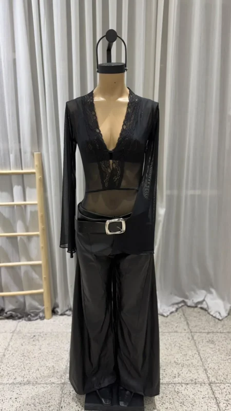 26/BB31 - BODY M/L ESCOTE LARGO PUNTILLA - MICROTUL