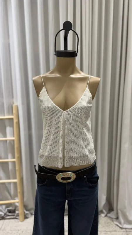 26/T174 – BLUSA CORDON – LENTEJUELAS DIOR