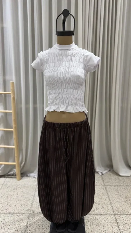 26/P47 – PANTALON BALLOON TIRA – BAMBULA RAYADA
