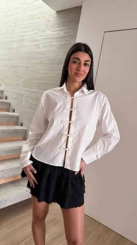 Camisa manga larga alamar hojas - poplin - FEI (foto 2)